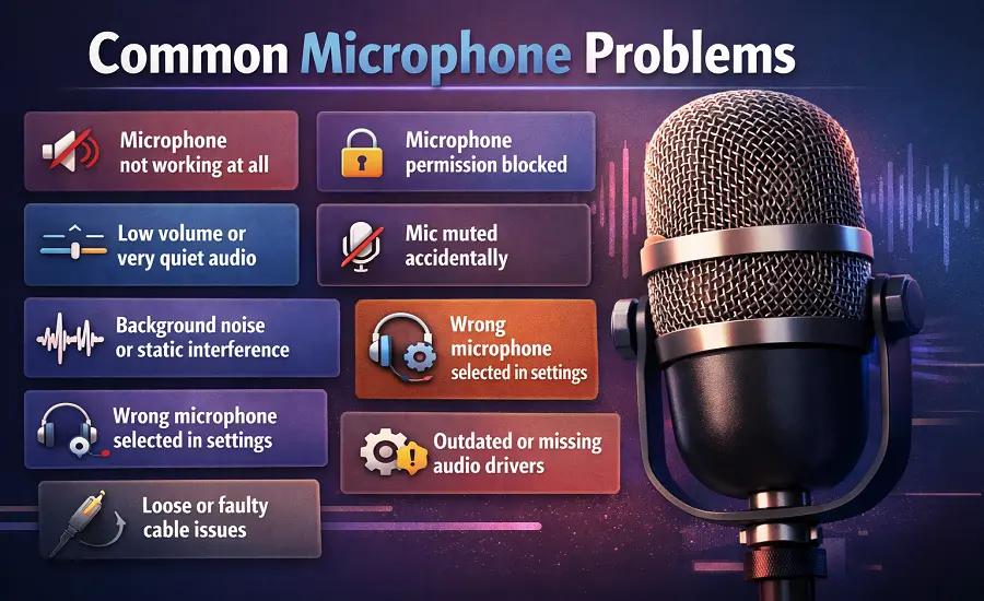 Common microphone problems and how to fix them